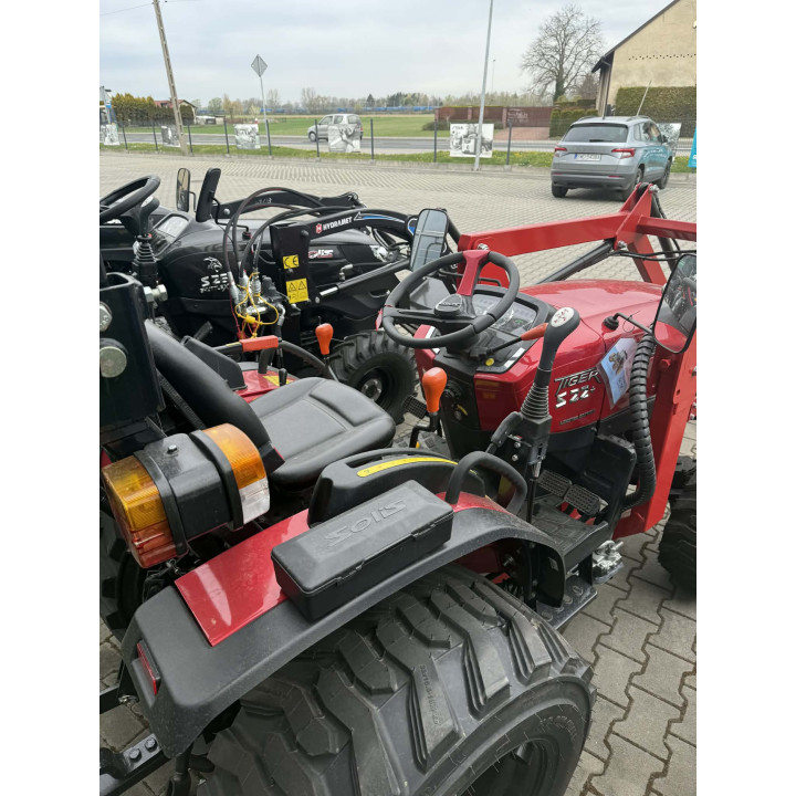 CIAGNIK ROLNICZY SOLIS 22 4WD            koła przemysłowe o¶ HD   rocznik 2024  czerwony z ładowaczem jojstick