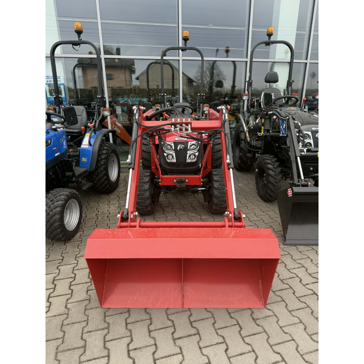 CIAGNIK ROLNICZY SOLIS 22 4WD            koła przemysłowe o¶ HD   rocznik 2024  czerwony z ładowaczem jojstick