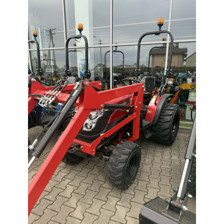 CIAGNIK ROLNICZY SOLIS 22 4WD            koła przemysłowe o¶ HD   rocznik 2024  czerwony z ładowaczem jojstick