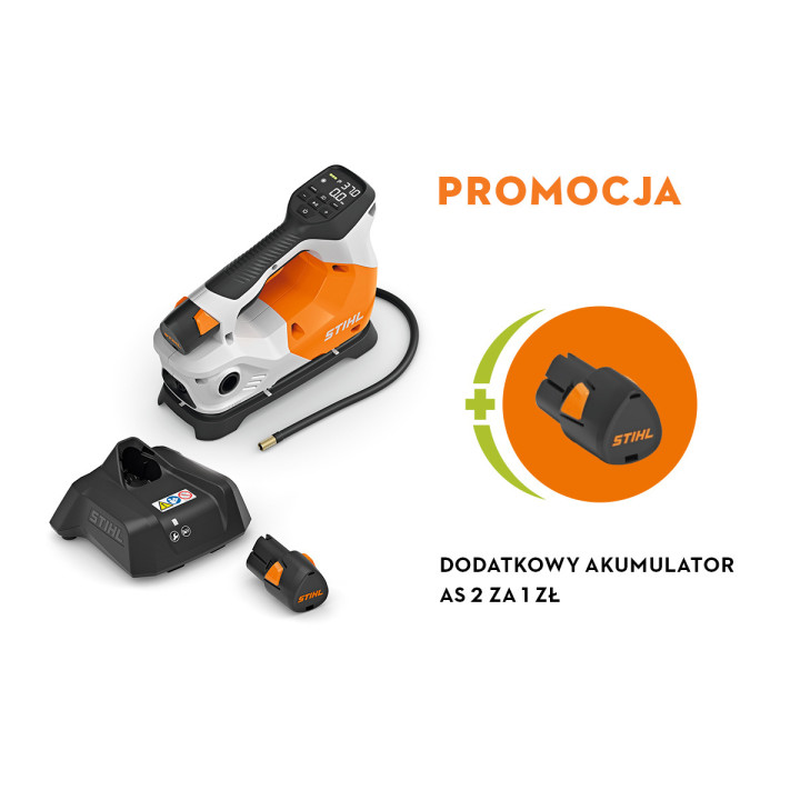 Kompresor akumulatorowy Stihl KOA 20 z akumulatorem AS 2 i ładowarką AL 1