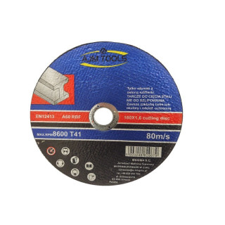 Tarcza płaska do metalu 41-95A 180x1,6 - nr kat. TUMP-18016-U